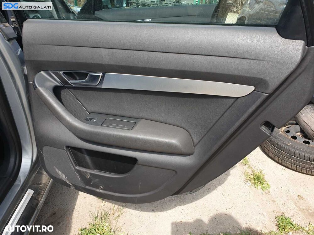 Panou Tapiterie Fata Interioara Piele Usa Portiera Dreapta Spate Audi A6 C6 Avant Break 2005 - 2011 [C4713] - 1