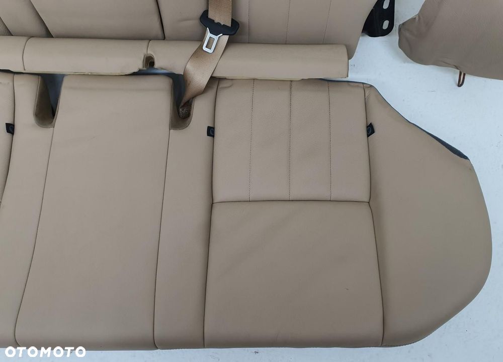 KANAPA TYLNA TYŁ SKÓRA MERCEDES W204 SEDAN - 3