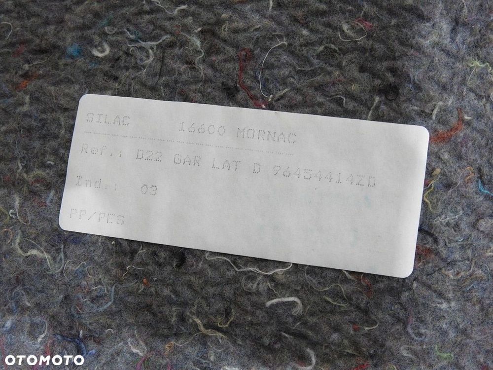 TAPICERKA BAGAŻNIKA PRAWY TYŁ PEUGEOT 407 SW - 8