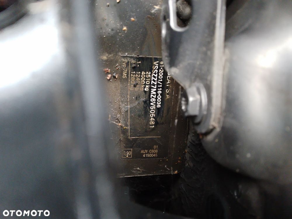 SEAT ALHAMBRA I LIFT 00-10 1.9 TDI AUY   KLAPA BAGAŻNIKA   L57U - 37