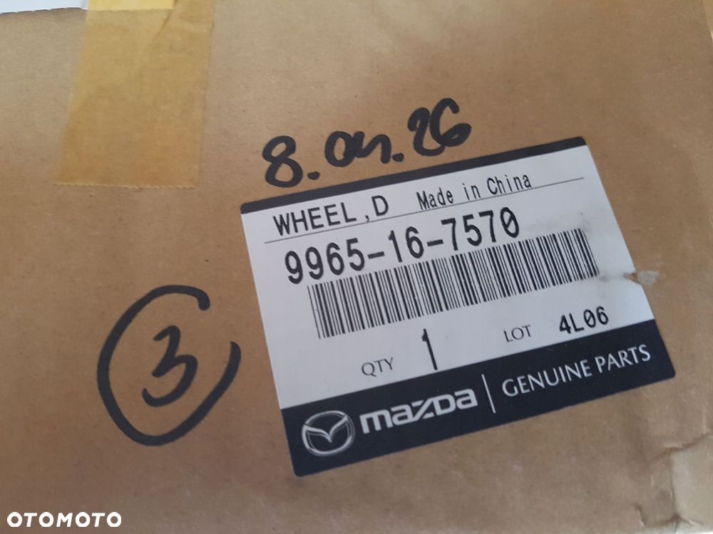 mazda 6 18^ felga aluminiowa 17 cali 7,5 et50 9965-16-7570 9965167570 - 9