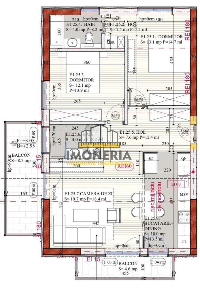 Empire Residence Marcusului – 0% Comision –3 camere, 0,8 km metrou — fotografia 3