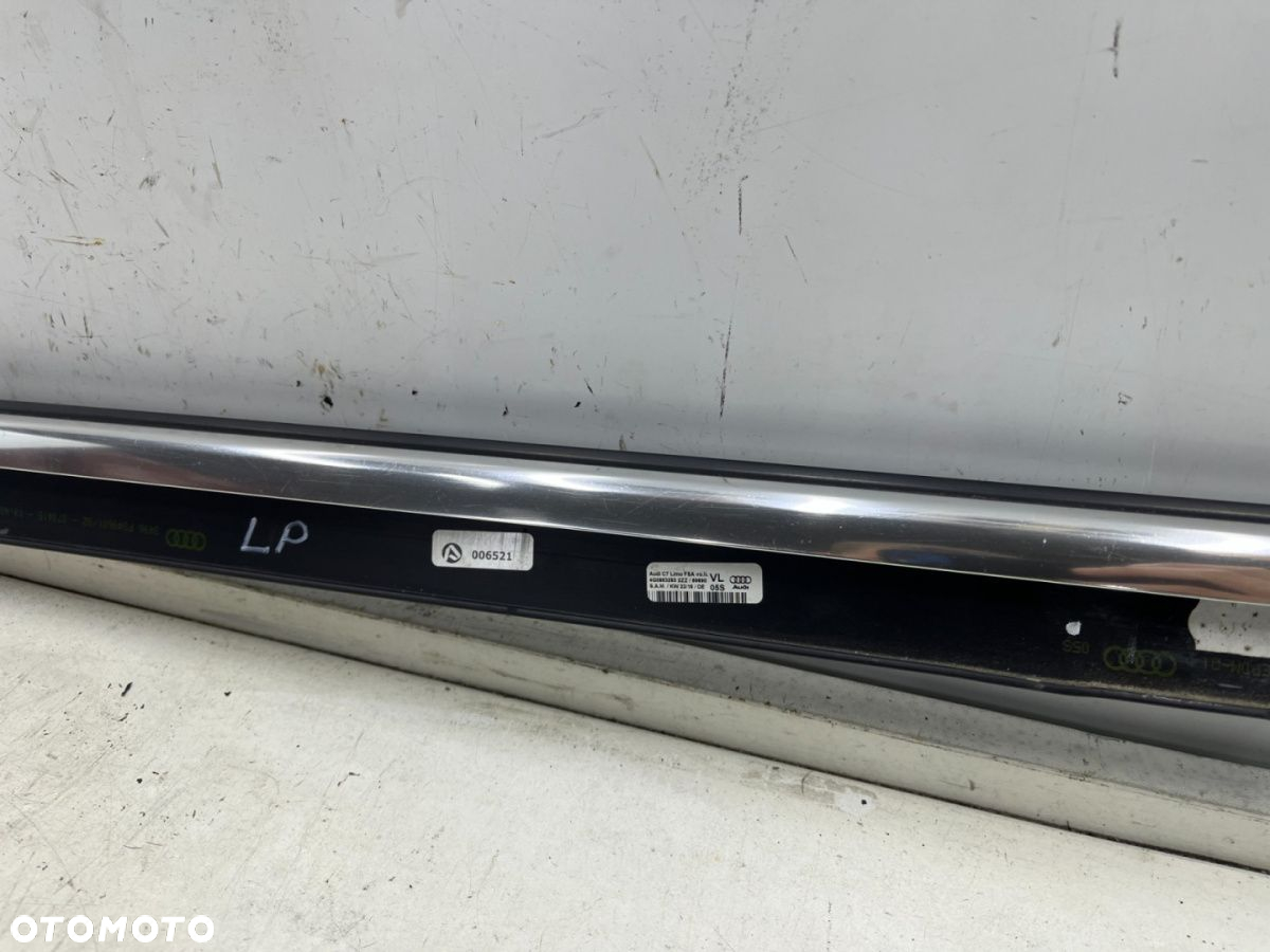 Listwa Audi A6 C7 10-18r. LEWA przednia listwa zgarniająca zewnętrzna drzwi lewy przód 4g0853283 - 11