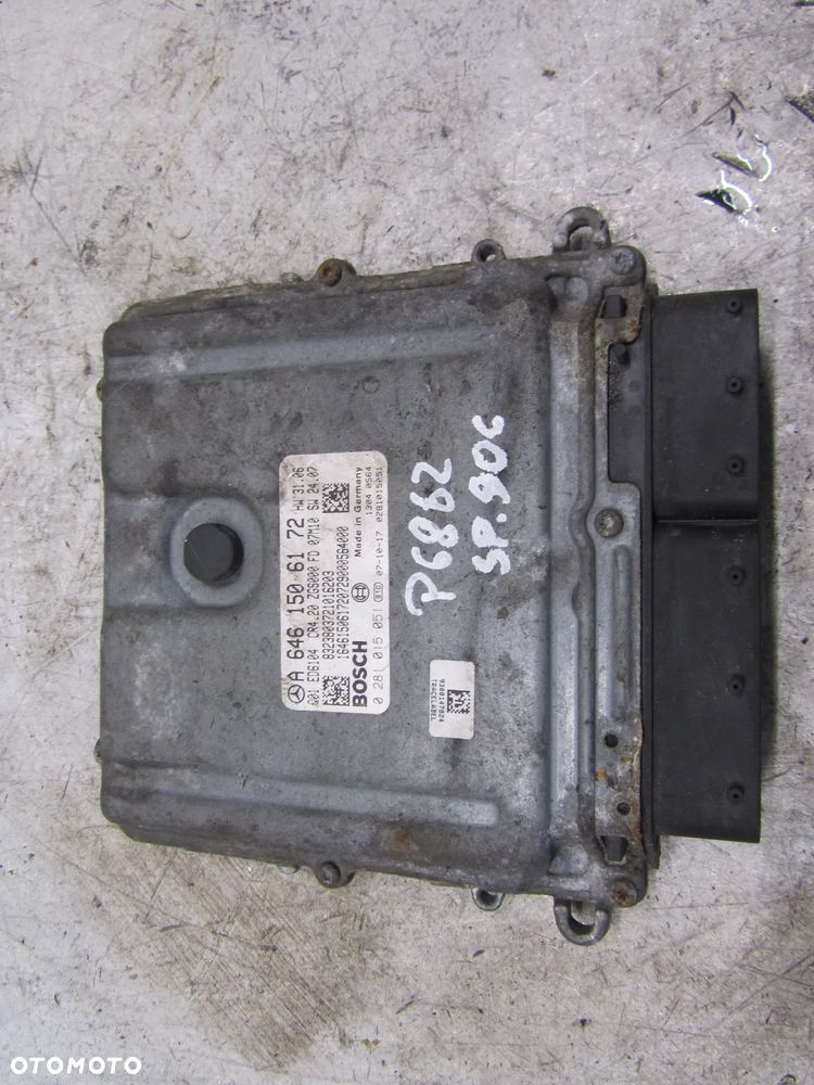 mercedes sprinter 906 2.2 cdi komputer sterownik silnika a6461506172 - 1