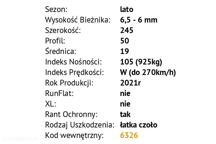 Michelin Pilot Sport 4 SUV  - 245/50 R19 - 3