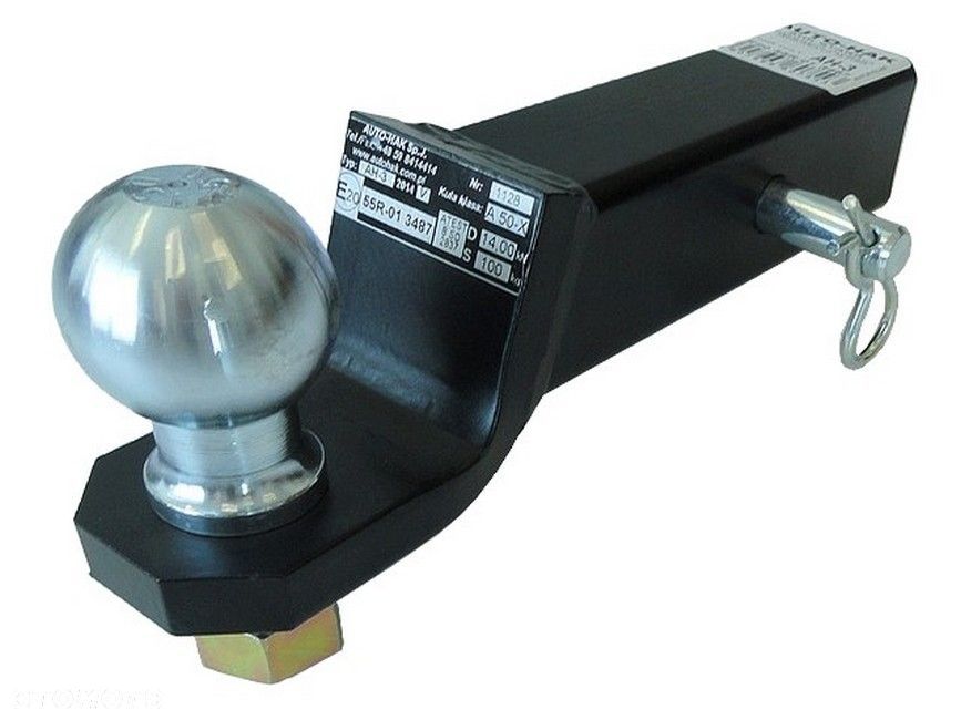 Markowy Kompletny Nowy Hak Holowniczy Kula z przetyczką Adapter AH1 + AH3 51x51 do Amerykańskie auta USA Ford Explorer Expedition Navigator Tundra Gmc Grand Cherokee Dodge Ram - 1