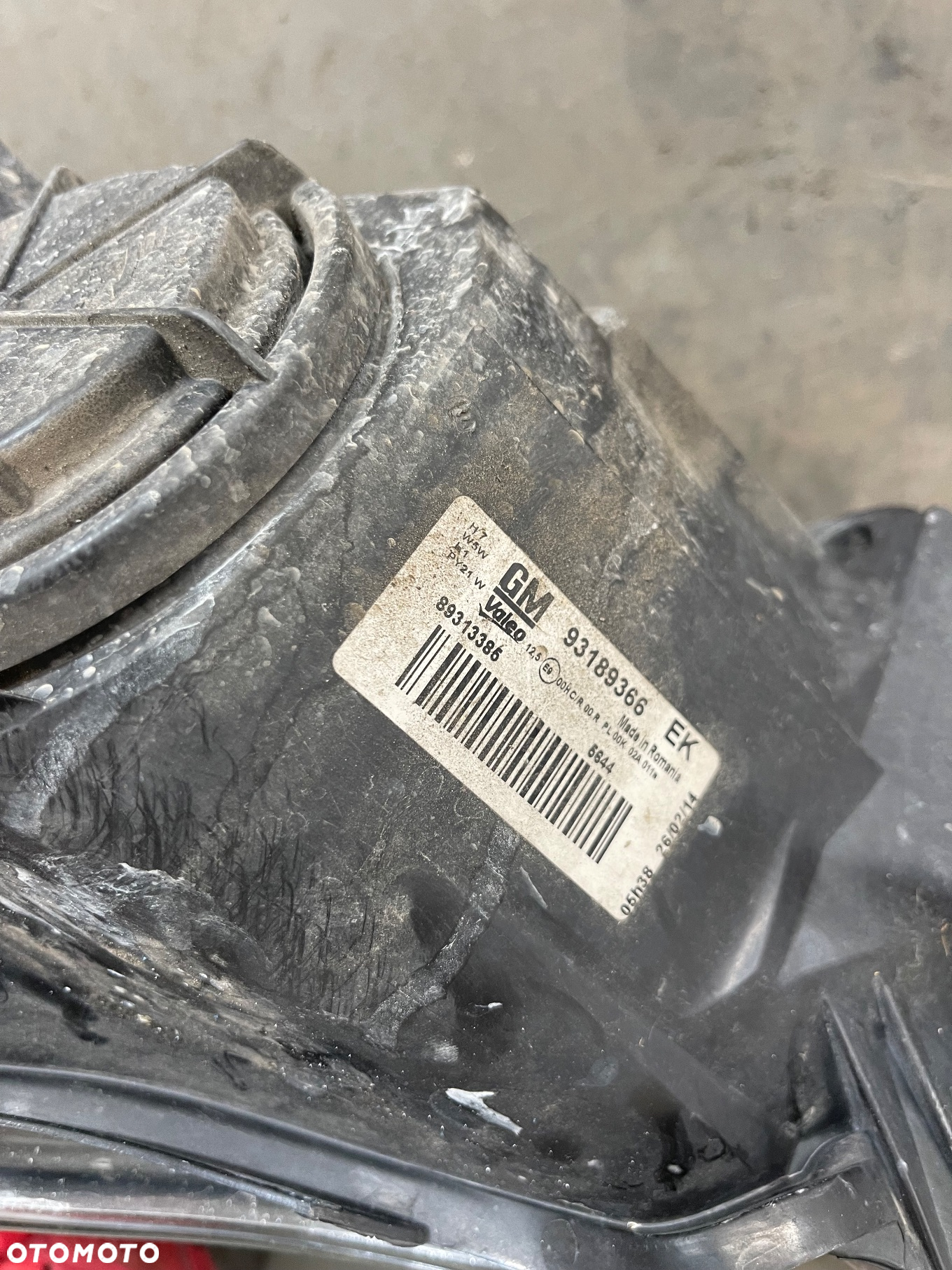 OPEL CORSA D LAMPA PRAWA SOCZEWKA 93189366 - 3