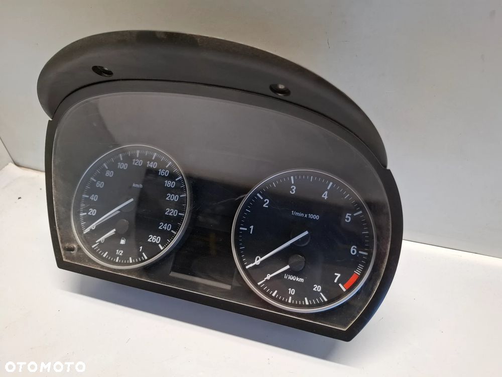 LICZNIK ZEGARY BMW E90 E91 E92 E93 1.8 2.0 9166827 SLASK WYSYLKA - 1