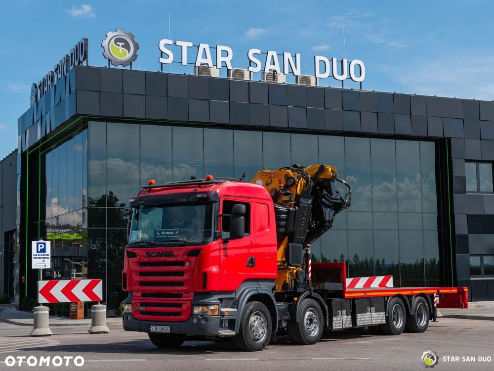 Scania R420 8x2 FASSI F1100AXP HDS Żuraw Fly Jib - 13