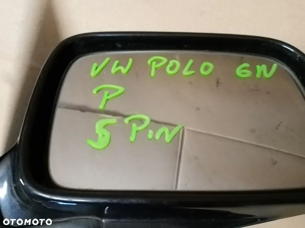 Lusterko prawe elektryczne VW Polo 6N Europa 5PIN - 7
