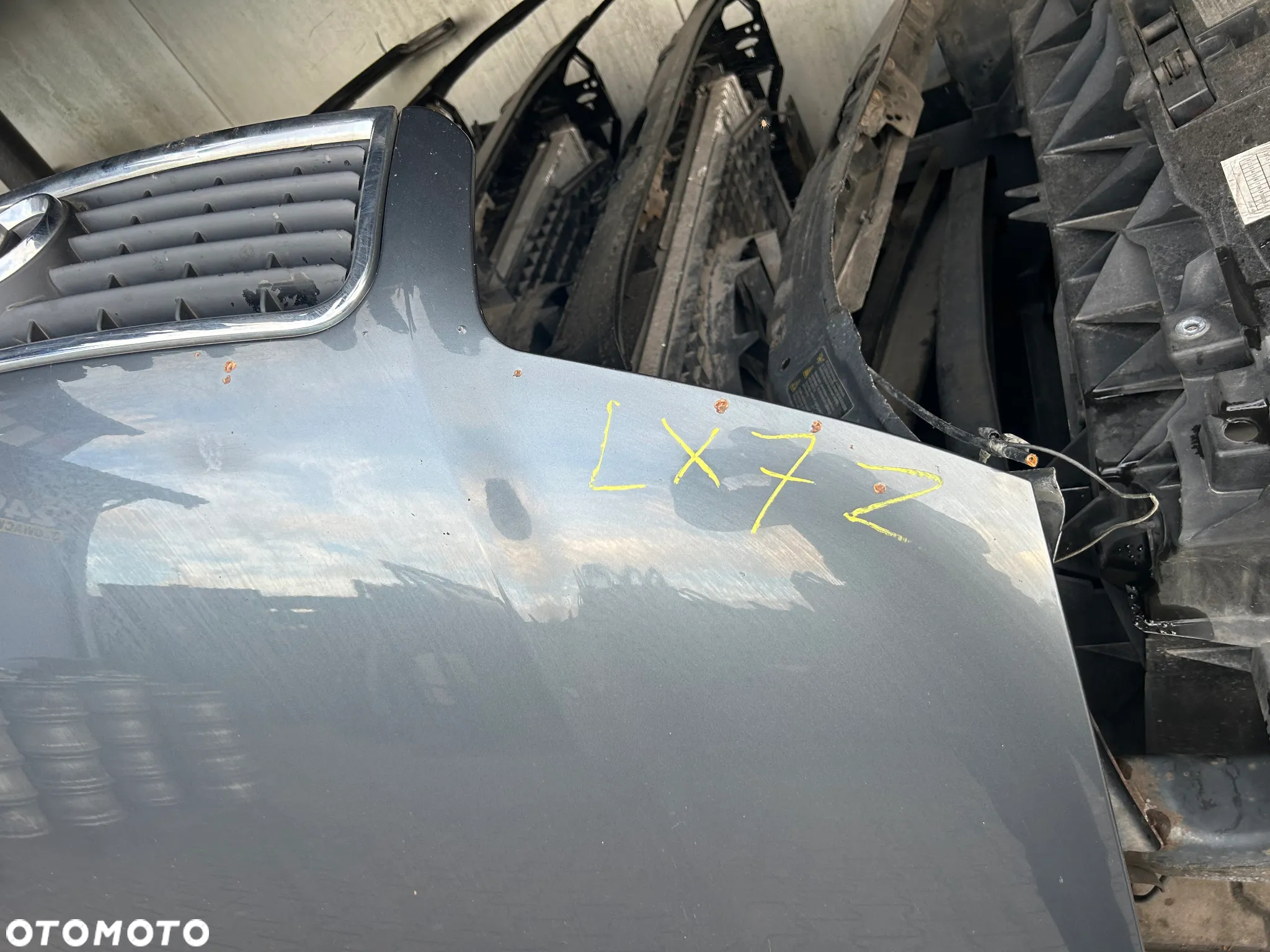 MASKA POKRYWA SILNIKA AUDI A4 B6 LX7Z SZARA WYSYŁKA !! - 3