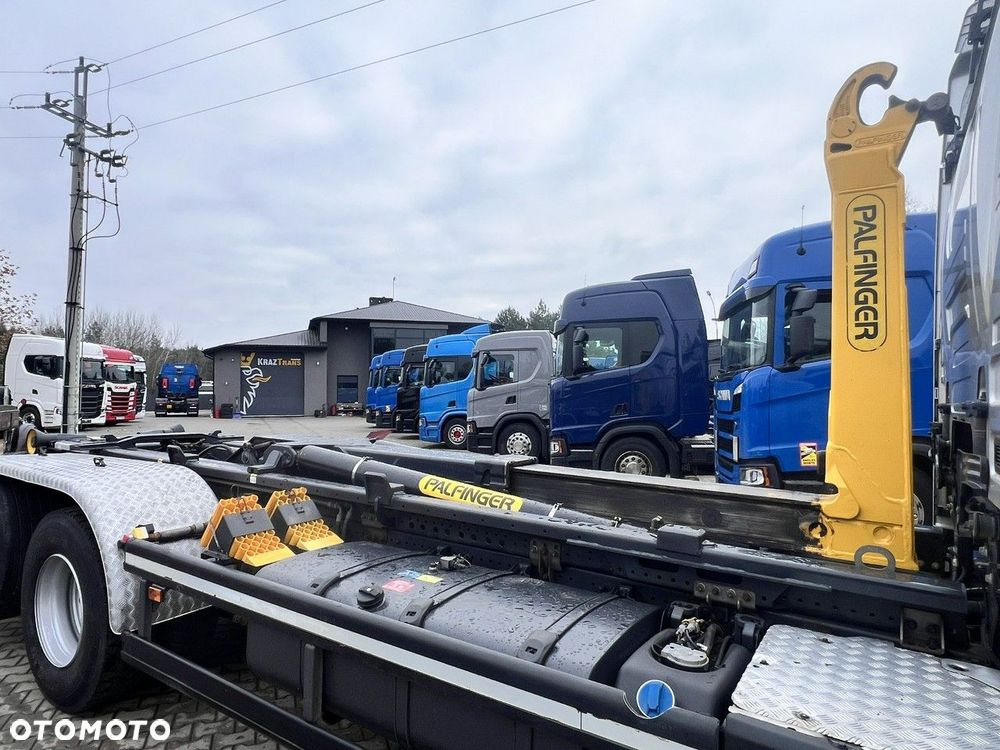 Scania r450 hakowiec palfinger 6x2/4 z Niemiec Cały na poduszce 2019 - 16
