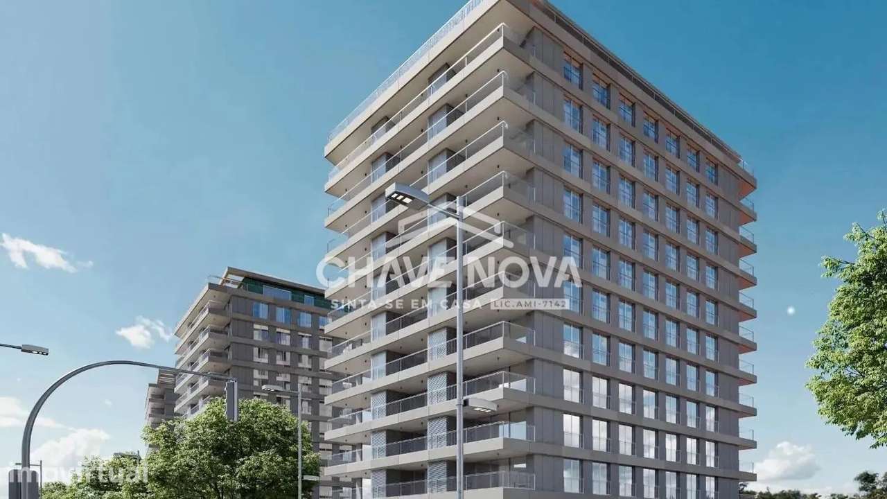 T2 com Vista Mar, Terraço de 27m² e Exposição Solar Sul – Canidelo - Grande imagem: 2/22