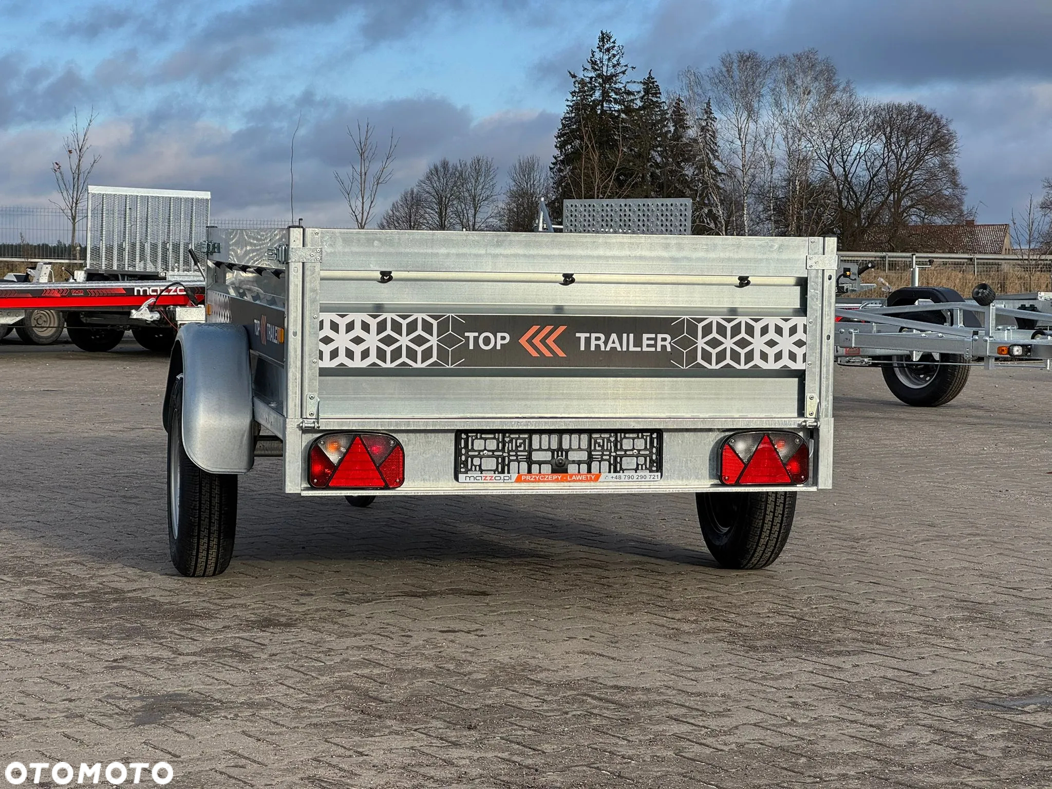 MAZZO DOSTAWA! Przyczepa Top Trailer TT20 MAX 202x131x45cm DMC 750 kg SPAWANA! kat. B, MOCNA! PROMOCJA CENOWA! - 13