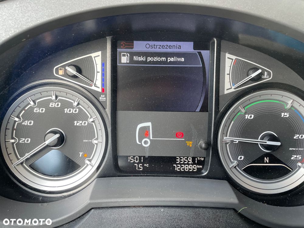 DAF XF480 SUPER SPACE CAB TANDEM JUMBO 6x2 OŚ PODNOSZONA AUTOMAT STANDKLIMA 2xALUTANK SKÓRA LED FIRANKA DŁ:7.70 m PRZESTRZENNY 60M3 - 10