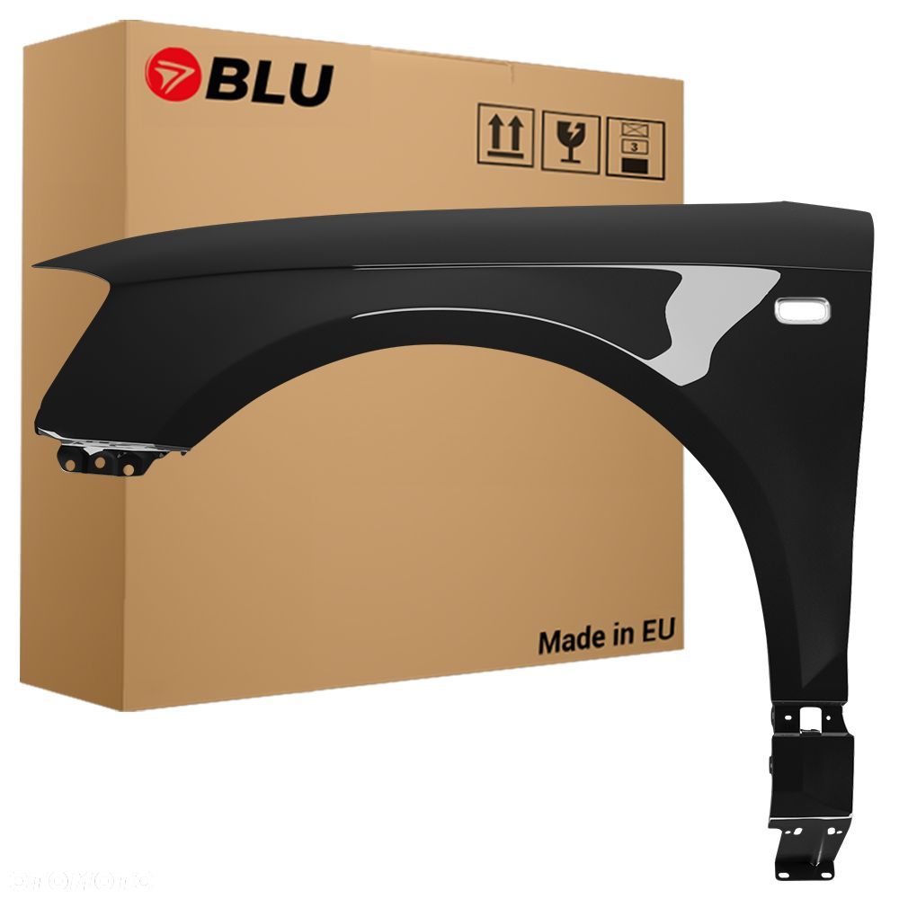 BLU Błotnik AUDI A3 8P LZ7L lewy szary 03-08 przód ocynk LavaGrau - 1