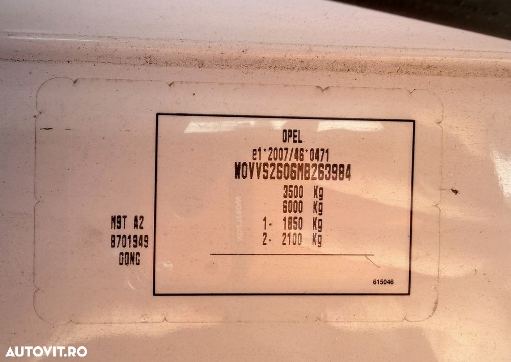 Opel Movano Prelata 8 EUROPALETI USI SPATE - 29