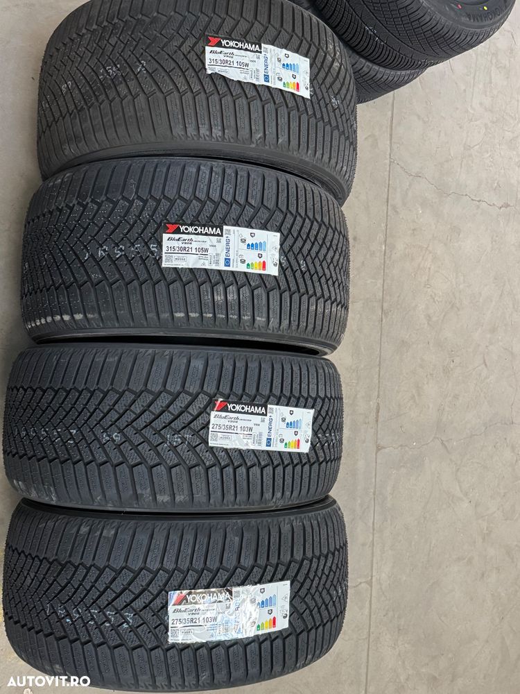 Vând set anvelope 275/35/21-315/30/21 Yokohama de iarnă noi - 1