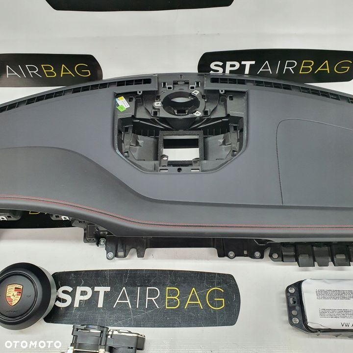 PORSCHE CARRERA 992 DESKA ROZDZIELCZA KONSOLA KOKPIT PULPIT PODUSZKI AIRBAG AIR BAG PASY KIT SET - 3