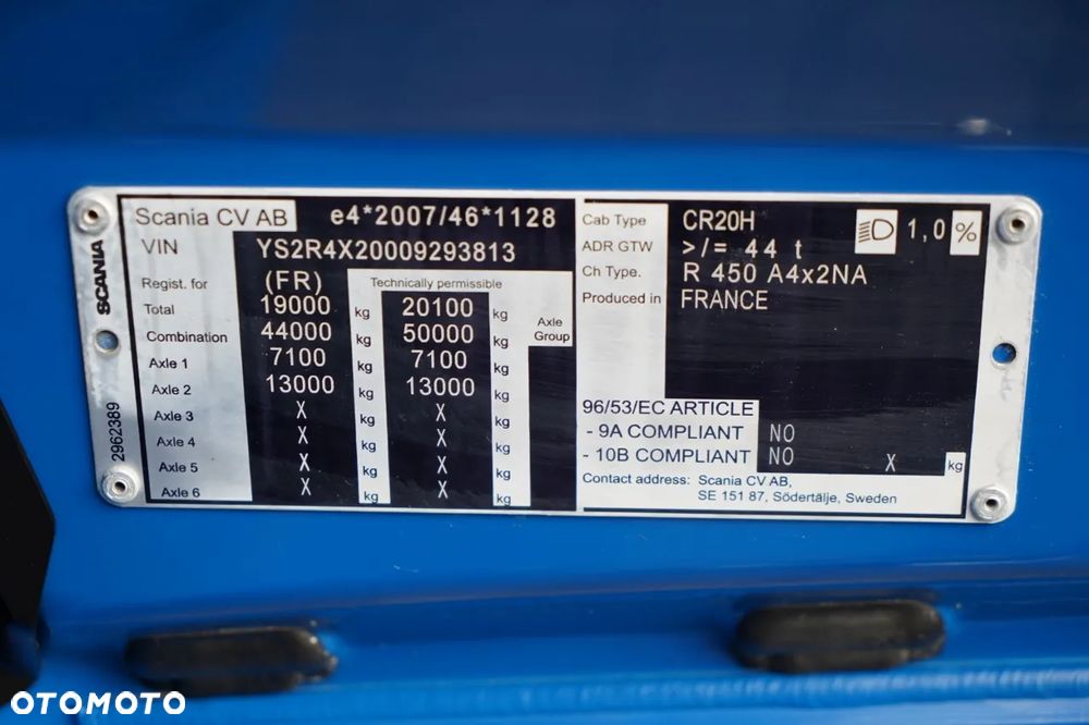 Scania R 450 / HYDRAULIKA / RETARDER / ADR AT / KLIMA POSTOJOWA / - 37