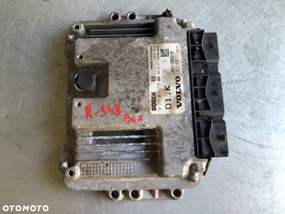 R348 . Komputer Sterownik Silnika 31211076 0281011775 Volvo V50 1,6 TDCI 110 KM (2004–2012) - Wysyłka - 1