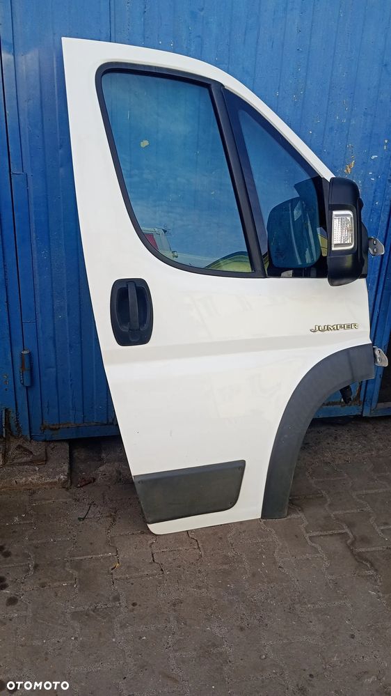 F.V BIAŁE Drzwi PRAWE PRZEDNIE LEWE uzbrojone KOMPLETNE  PEUGEOT BOXER FIAT DUCATO CITROEN JUMPER - 8