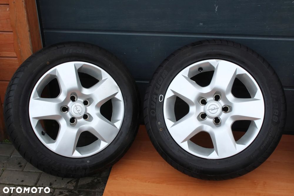 FELGI STALOWE STRUKTURALNE DEKLE OPONY OPEL ZAFIRA A B ASTRA H MERIVA B VECTRA C SIGNUM R16 205/55 5X110 - 3