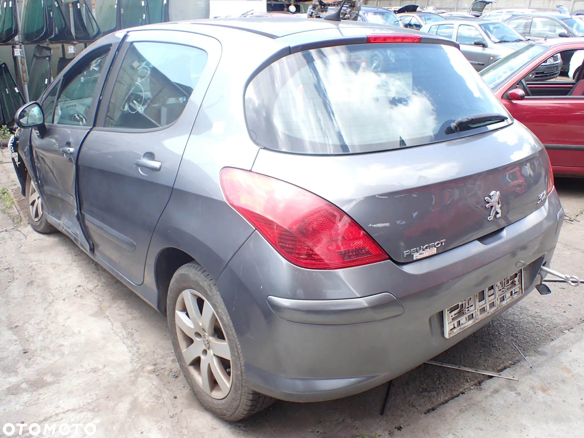 CZĘŚCI - Peugeot 308 1,6HDI 9HX 90KM HB 5D 2009r. lakier KTH INDEX - 8357 - 4