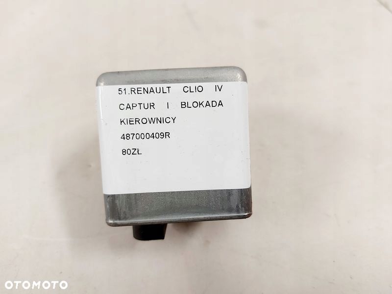 RENAULT CLIOT IV CAPTUR I BLOKADA KIEROWNICY 487000409R - 2