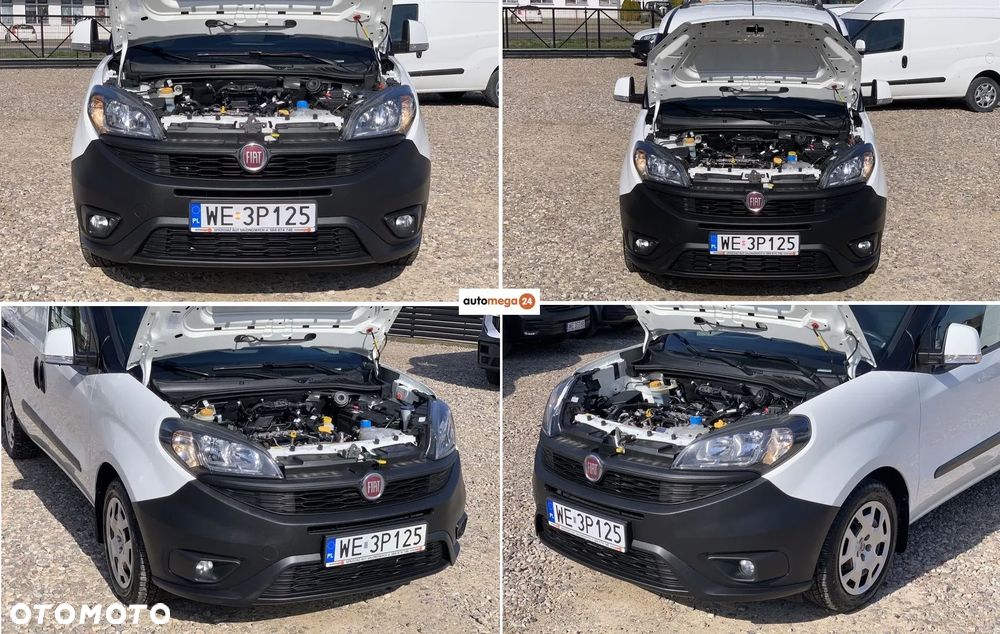 Fiat PROFESSIONAL DOBLO L2 Long VAN MAXI WZMOCNIONY Ładowność 961kg, Homologacja cięż. VAT-1, HAK 1300kg wpinany, BAGAŻNIK, Alarm, Czujniki parkowania, Halogeny, Podgrzewane fotele, Koła 16' MOCNY NAPĘD 1.6 MultiJet, 105KM Emisja spalin Euro-6, Skrzynia biegów 6cio stopniowa! Oryginalna zabudowa paki, - 8