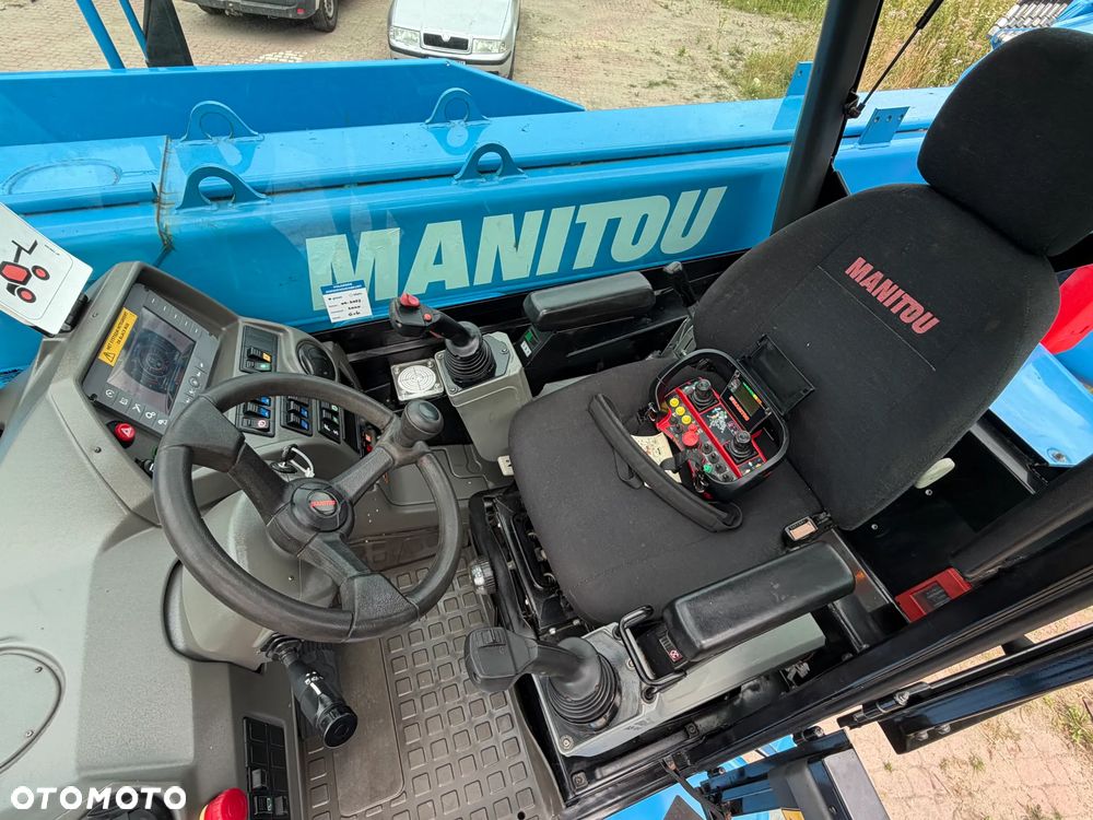 Manitou MRT 1840 Ładowarka Teleskopowa Obrotowa ROTO Dźwig Zwyżka 18 metrów wysuw. 4 tony Udźwig! Maszyna nie różni się od Nowej z Salonu! 2022rok, 1600 mtg.  Pilot zdalnego sterowania! Widły.  Aktualna DEKRA 2027 rok. skręt 4 koła KRAB. Auto-poziomowanie! małe gabaryty maszyny. Mała waga a potężny zasięg i udzwig! Pełna Dokumentacja do maszyny z serwisów CE itd! Maszyna po wszystkich Możliwych serwisach do 2027 roku. Wielka okazja. Ładowarka sprowadzona z Norwegii. Pracowała sporadycznie i lekko w urzędzie miejskim! Zerowe zużycie! - 12