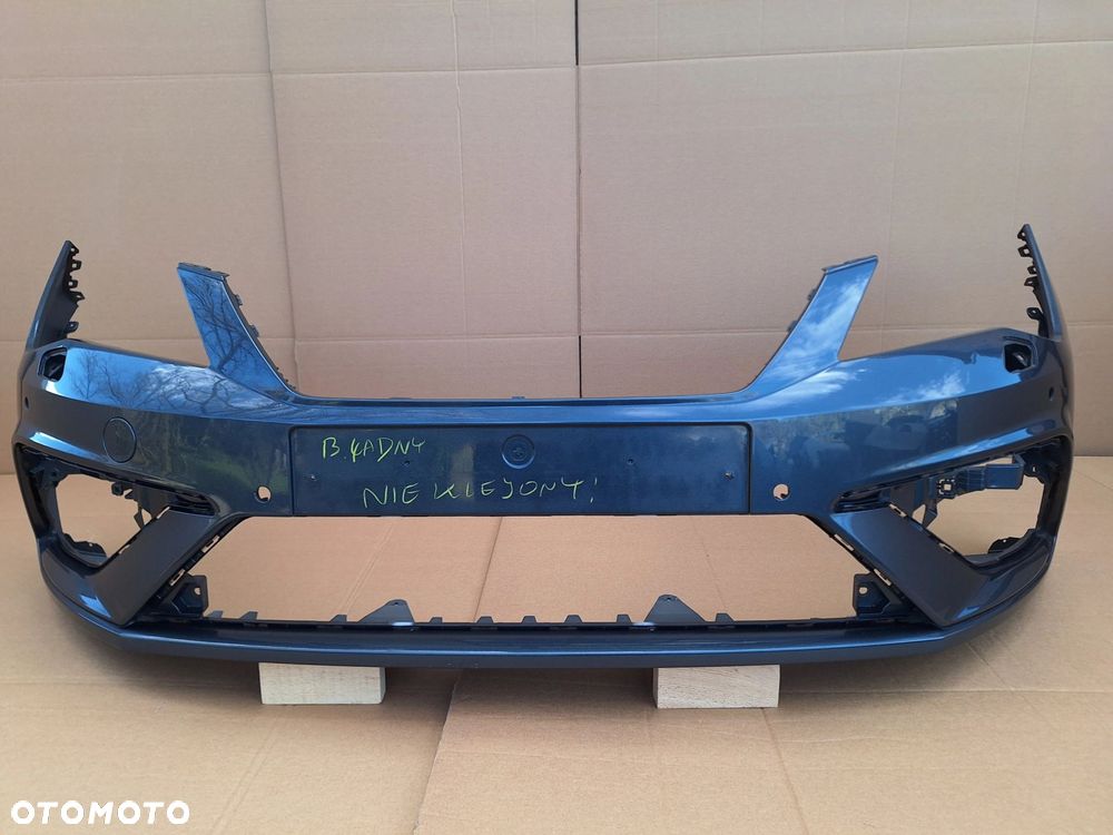 SEAT LEON III FR LIFT 16- 17-19r NIE KLEJONY! SUPER STAN! ZDERZAK PRZÓD PRZEDNI 5F0807221AB WYSYŁKA 24H - 2
