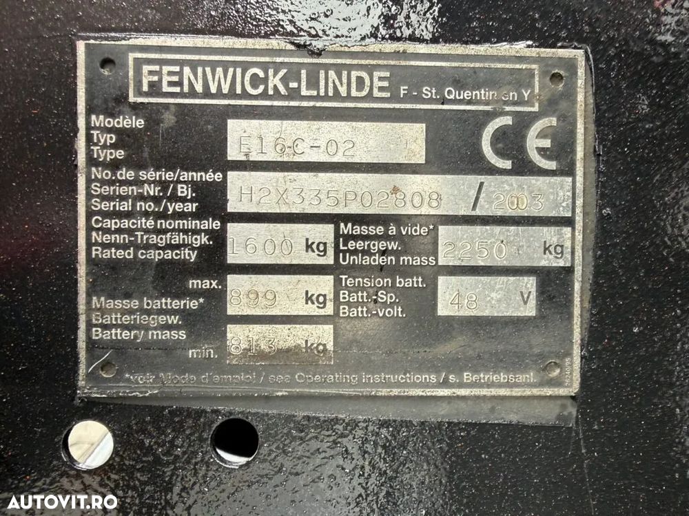 Linde E16, CATARG TRIPLEX - 7