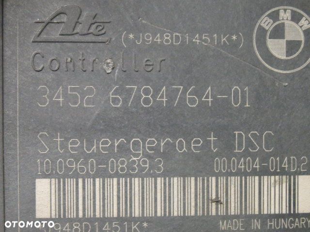 BMW E81 E91 POMPA  STEROWNIK ABS  6784763 6784764 RAF AUTO-CZĘŚCI BMW - 3