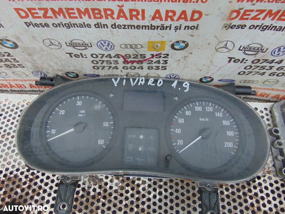 Ceasuri bord Opel Vivaro Renault Trafic cod 8200390135 - 1
