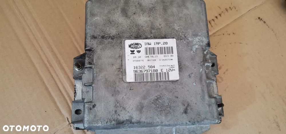 KOMPUTER SILNIKA CITROEN XSARA 9636797180 - 1
