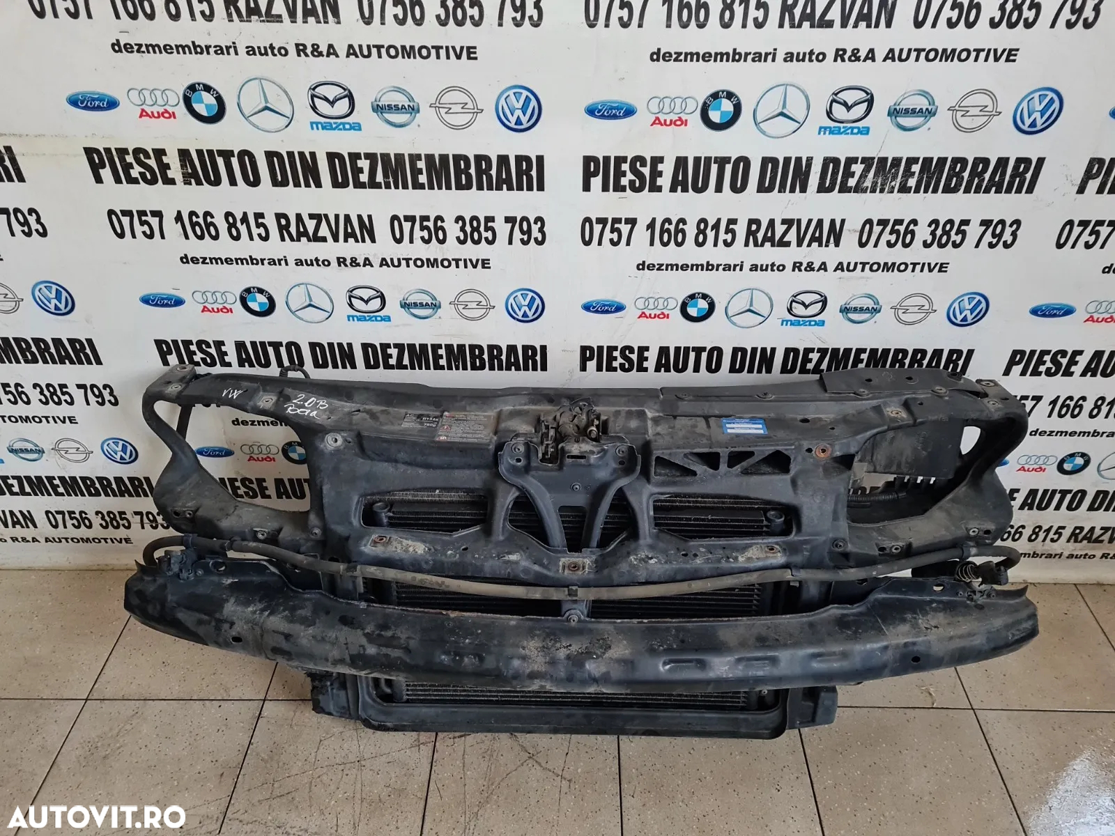 Trager Calandru Fata Complect Vw Bora 2.0 Benzina Radiator Termocupla Armatura Vw Bora - Dezmembrar - 4
