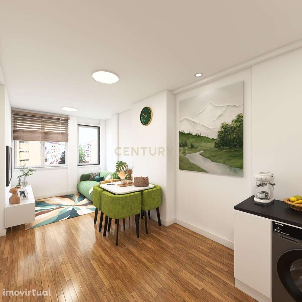 Apartamento T1 Remodelado na Reboleira, 8 Minutos a Pé do Metro. - Grande imagem: 2/22