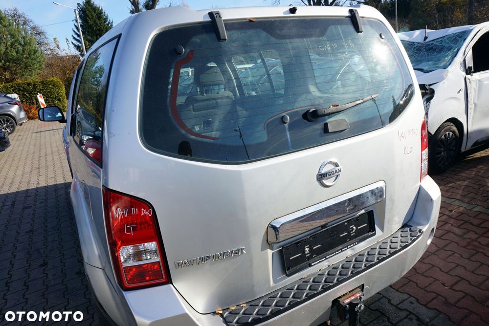 KLAPA BAGAŻNIKA TYLNA PATHFINDER III R51 KL0  SREBRNY NISSAN 2005-2014 - 2