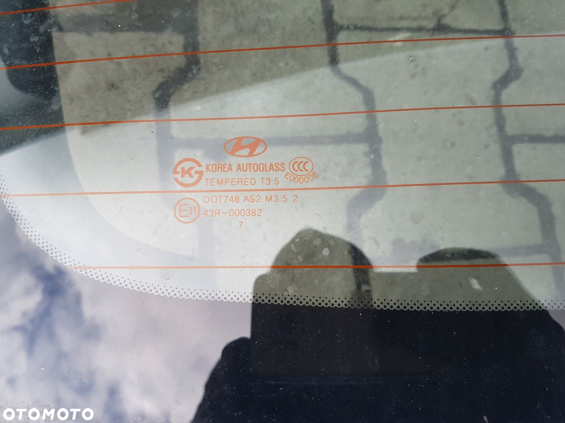 HYUNDAI i30 07-12r HB KLAPA BAGAŻNIKA TYŁ BV - 4