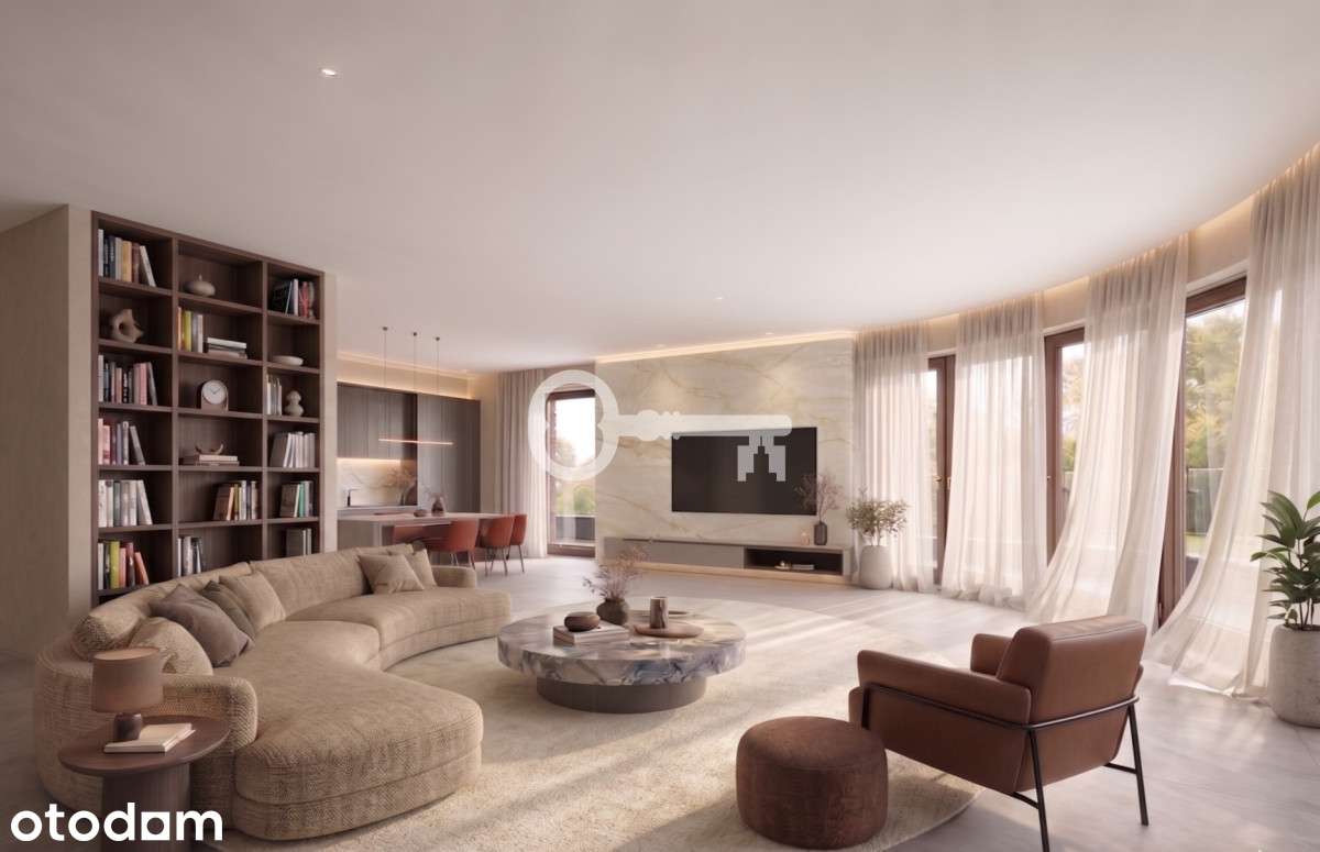 Przestronny i jasny apartament z widokiem na Wisłę