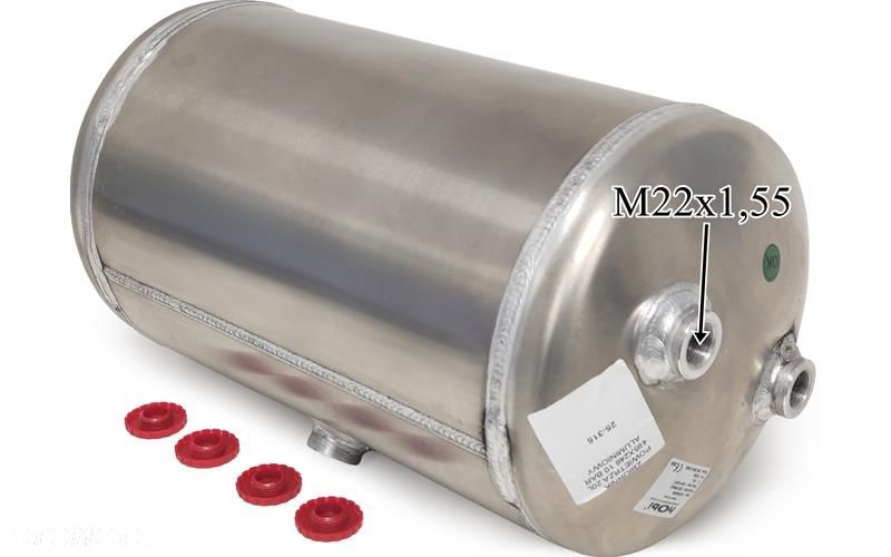 zbiornik powietrza 20l 495x246 10 bar aluminiowy - 1