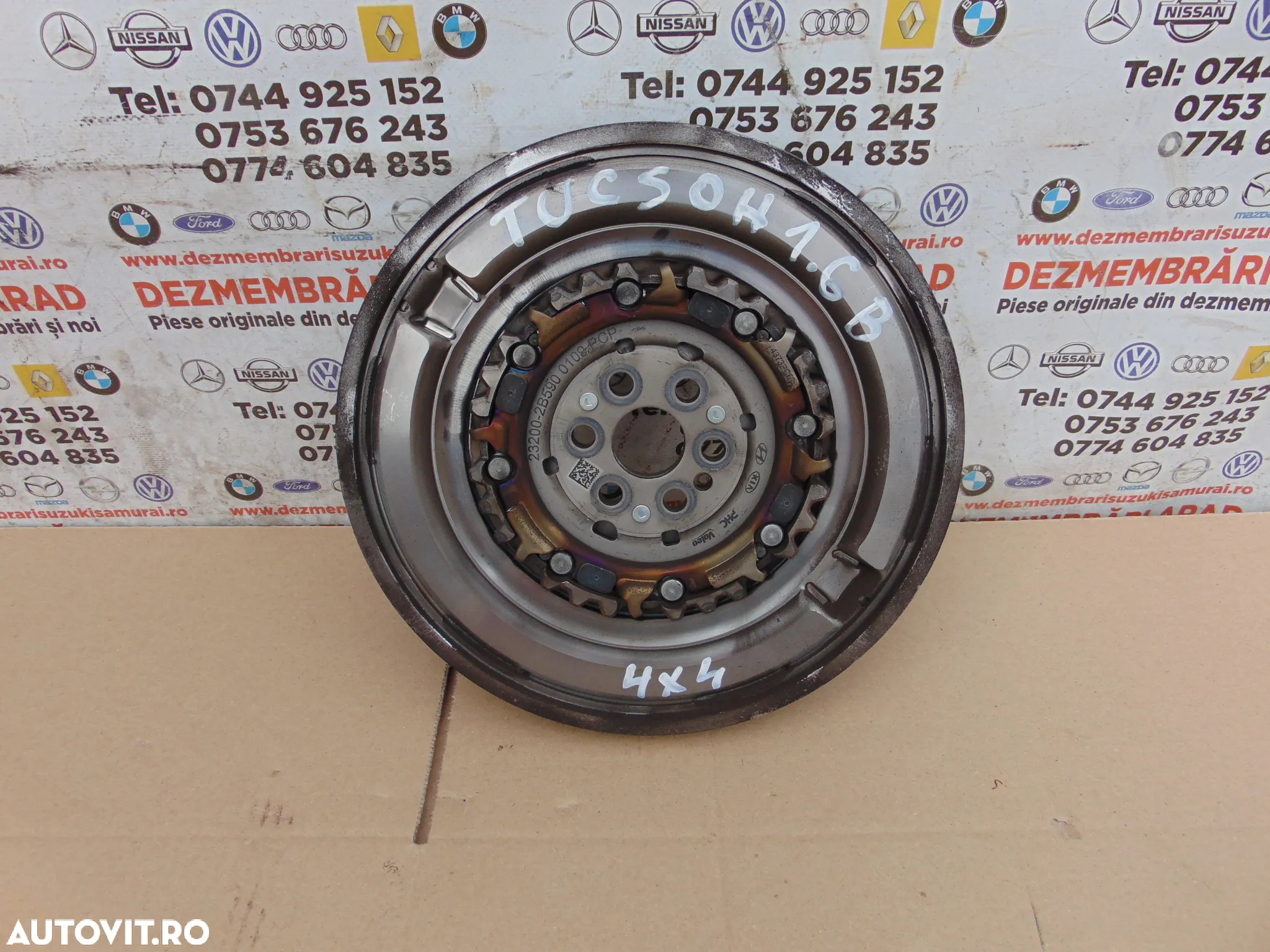 Volanta cutie Hyundai Tucson 1.6 benzina g4fj Kia Sportage 1.6 cutie automata cod 232002b590 - 2
