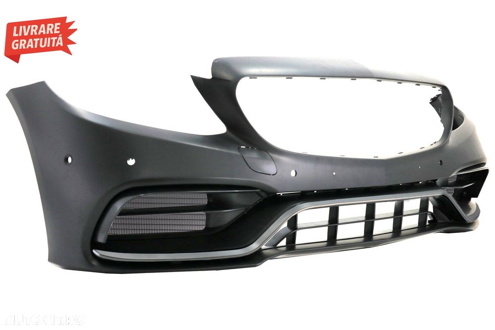 Bara Fata cu Difuzor Spate si Ornamente evacuare Mercedes C-Class A205 Cabrio C205- livrare gratuita - 4