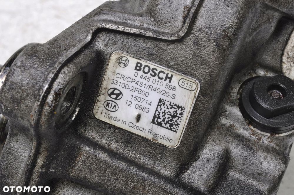 HYUNDAI IX35 2.0 CRDI 136KM POMPA WTRYSKOWA P0 0445010598  33100-2F600 - 4