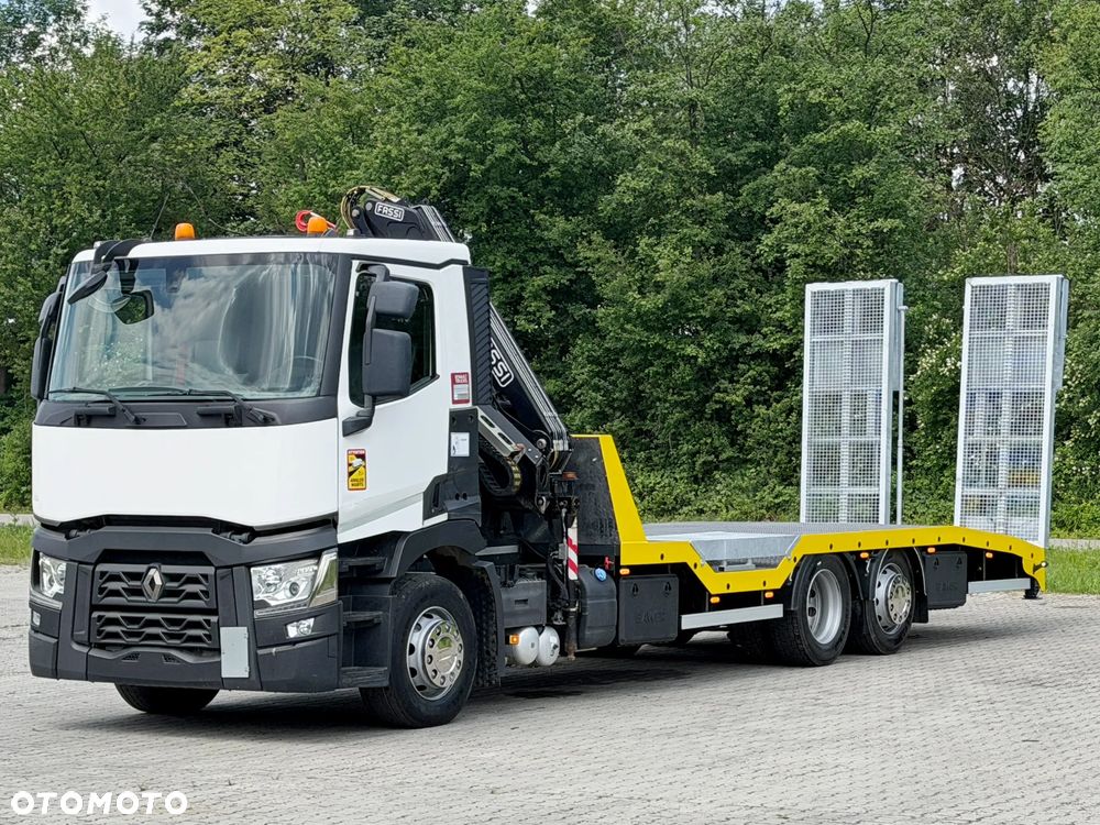 Renault T 380 * LAWETA 7,40 m * FASSI F120 B.2.22 + PILOT * STAN BDB - 6