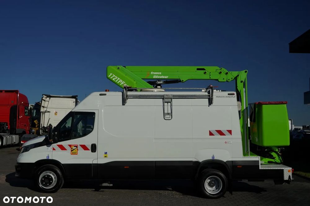 Iveco DAILY 70-180 / PODNOŚNIK KOSZOWY - 16 m / BLASZAK + ZWYŻKA  ELEVATEUR / 200 kg - 12