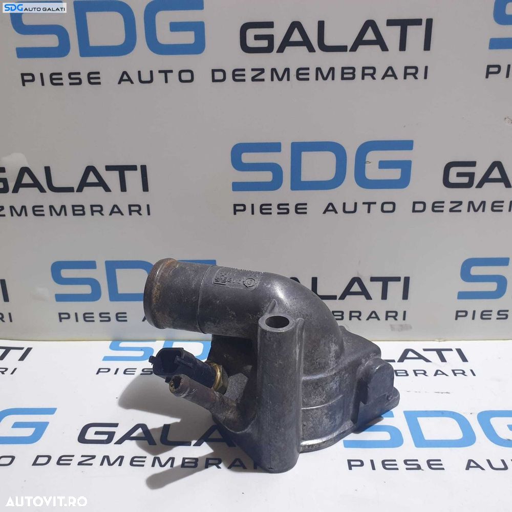 Corp Carcasa Termostat Racire cu Senzor Temperatura Apa Opel Astra H 1.8 B 2004 - 2010 Cod 90536262[S0337] - 1