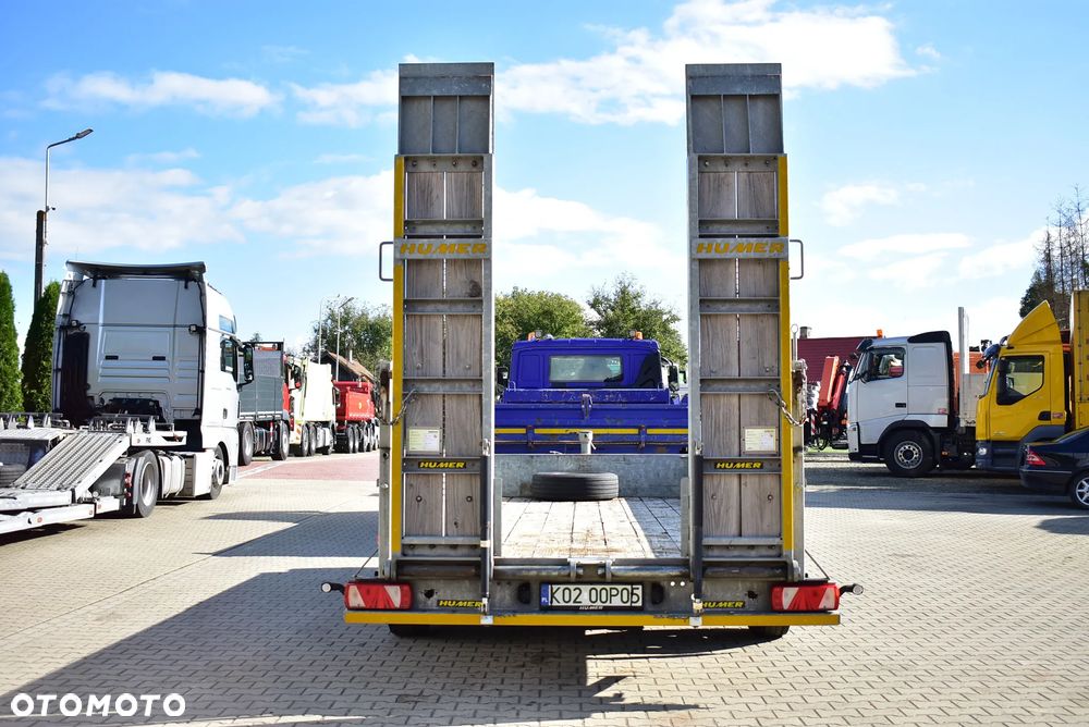 Humbaur /Humer przyczepa do przewozu maszyn budowlanych DMC : 8900 Kg / OCYNK/ Regulowane najazdy / Sprowadzona ! - 7