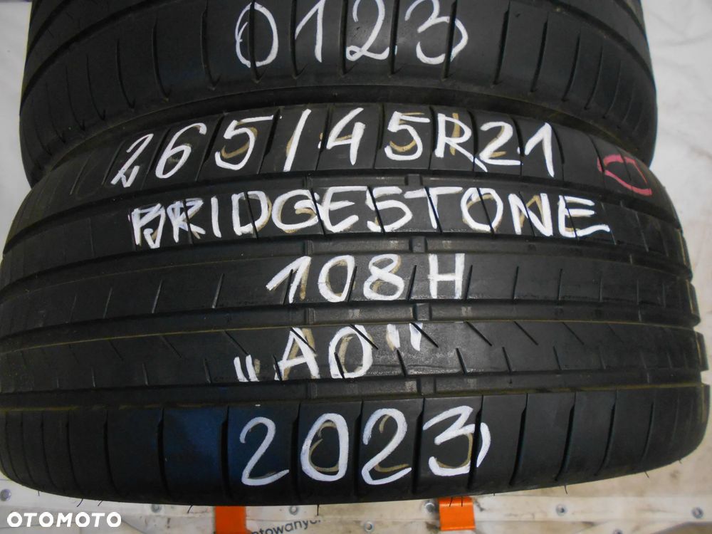 OPONY  265/45R21 BRIDGESTONE ALENZA 001 AO DOT 2023 8MM - 3